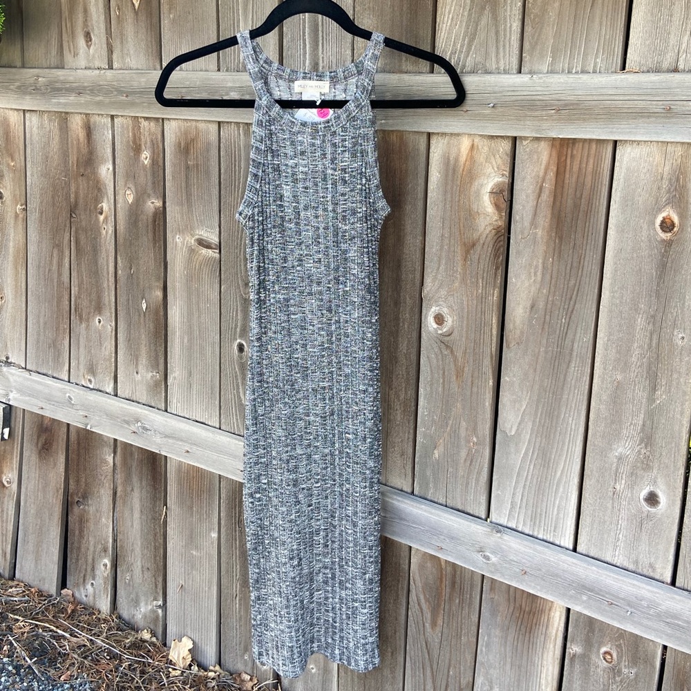 Fitted High Neck Dress